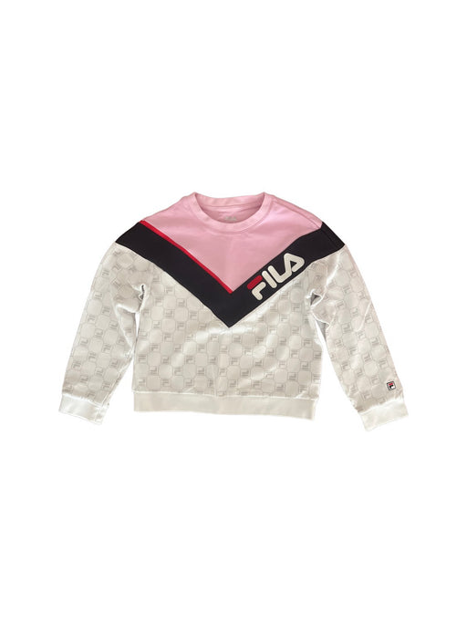 A Pink Crewneck Sweatshirts from Fila in size 12Y for neutral. (Front View)