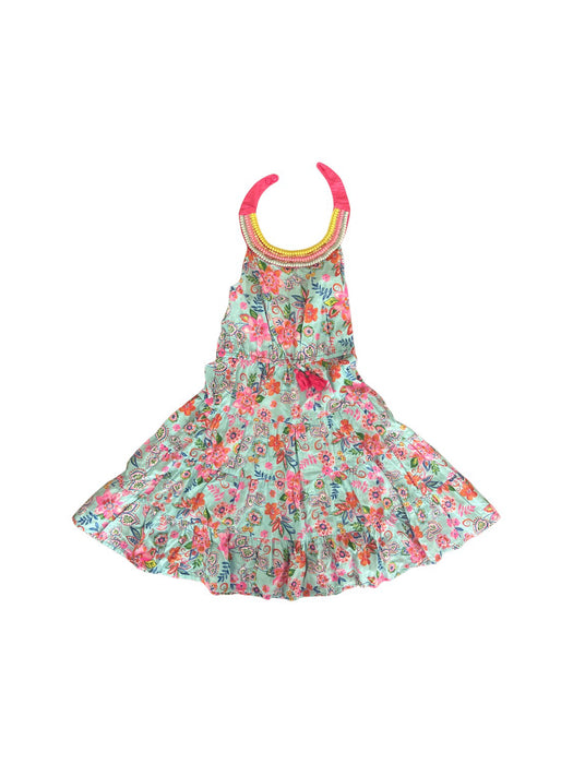 A Multicolour Sleeveless Dresses from Monsoon in size 9Y for girl. (Back View)