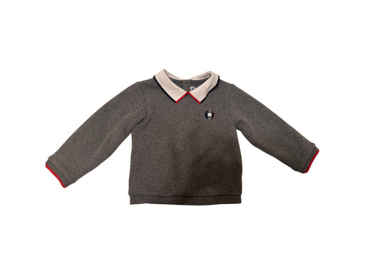 A Grey Knit Sweaters from Jacadi in size 2T for boy. (Front View)