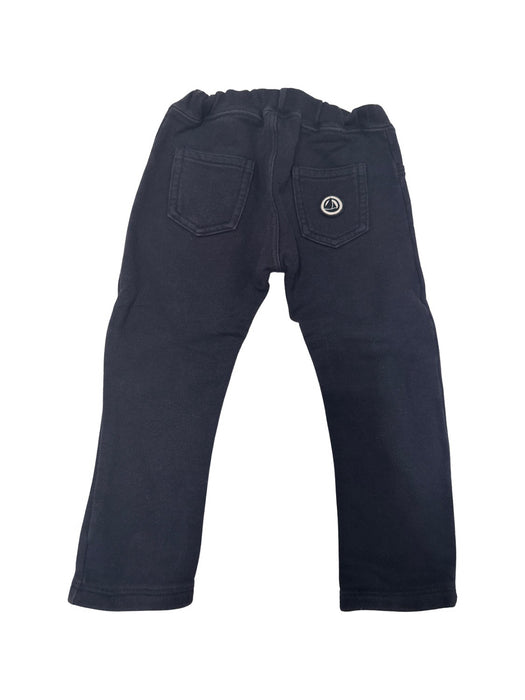 A Navy Casual Pants from Petit Bateau in size 2T for boy. (Back View)
