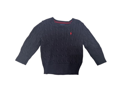 A Navy Knit Sweaters from Polo Ralph Lauren in size 2T for boy. (Front View)