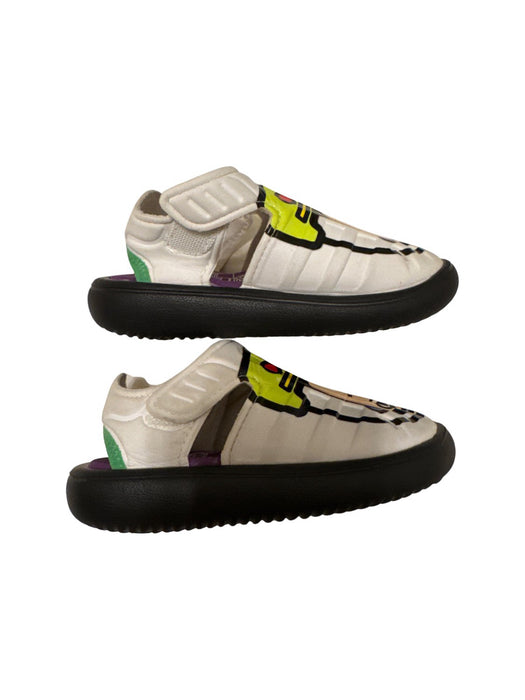 A White Sandals from Adidas in size 18-24M for boy. (Back View)