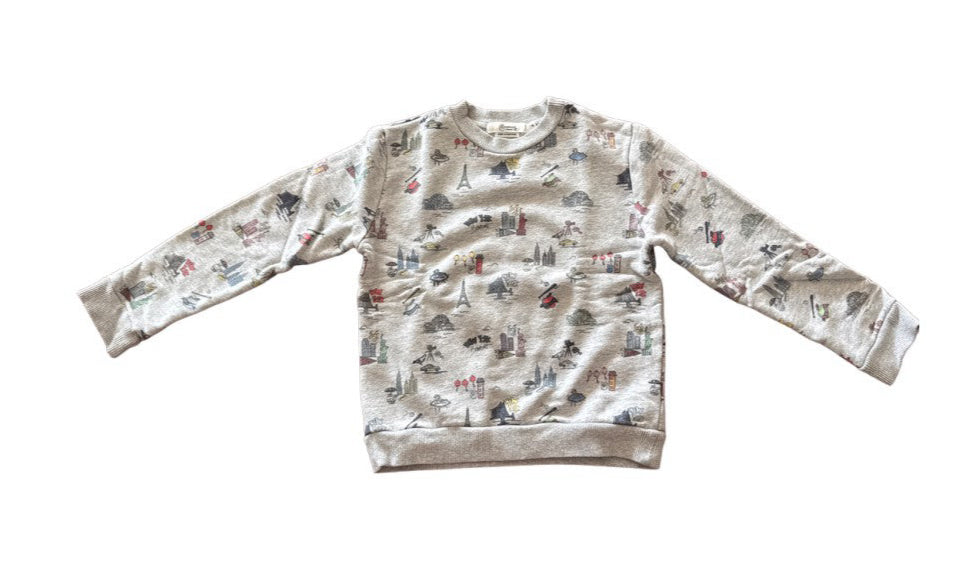 A Multicolour Sweatshirts from Bonpoint in size 4T for neutral. (Front View)