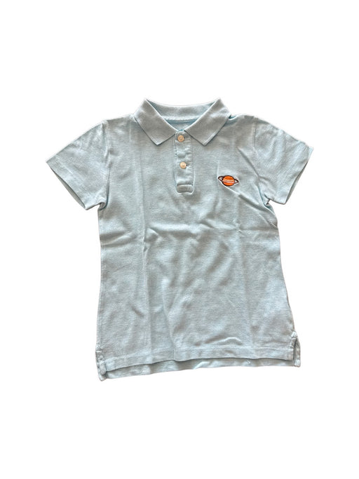 A Blue Short Sleeve Polos from Crewcuts in size 4T for boy. (Front View)