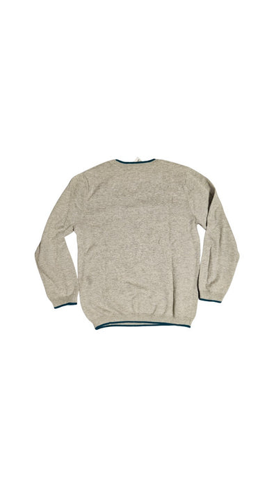 A Grey Knit Sweaters from Monsoon in size 7Y for boy. (Back View)