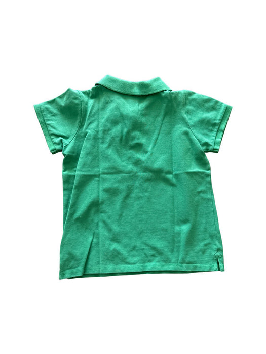 A Green Short Sleeve Polos from Seed in size 7Y for boy. (Back View)