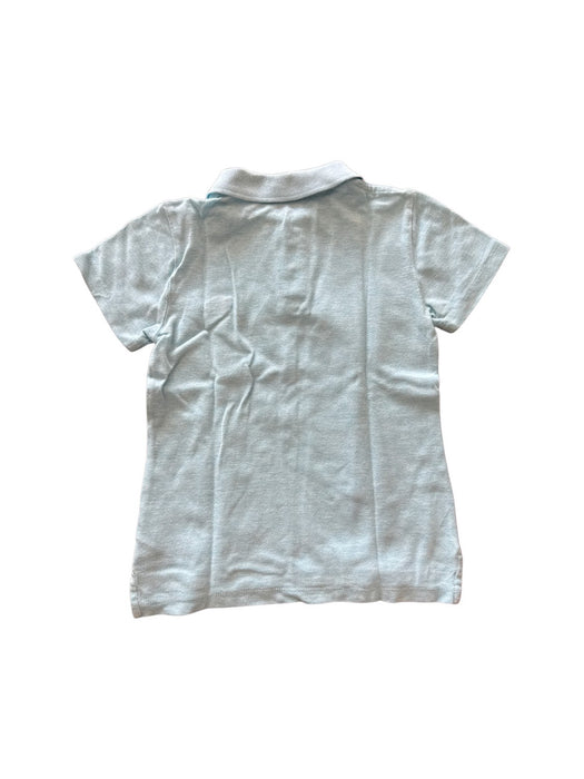 A Blue Short Sleeve Polos from Crewcuts in size 4T for boy. (Back View)