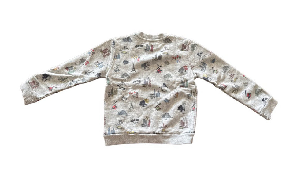 A Multicolour Sweatshirts from Bonpoint in size 4T for neutral. (Back View)