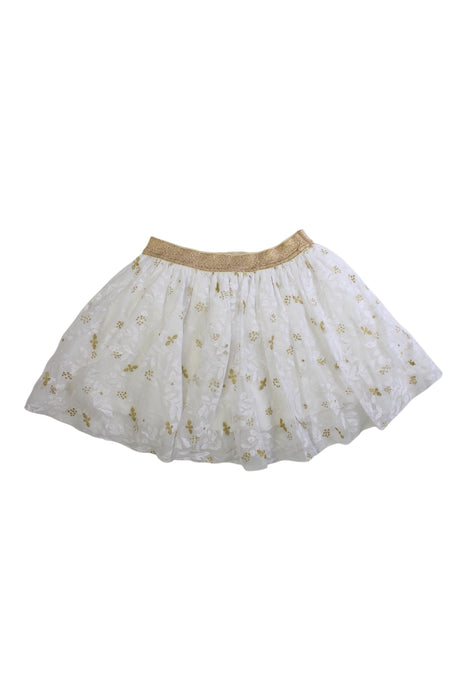 A White Tulle Skirts from Petit Bateau in size 3T for girl. (Front View)