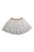 A White Tulle Skirts from Petit Bateau in size 3T for girl. (Front View)
