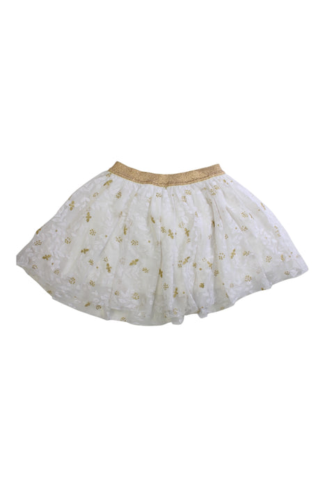 A White Tulle Skirts from Petit Bateau in size 3T for girl. (Back View)