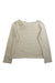 A Beige Long Sleeve Tops from Petit Bateau in size 10Y for girl. (Back View)