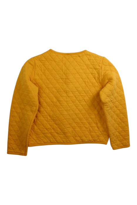A Yellow Puffer/Quilted Coats & Outerwear from Petit Bateau in size 8Y for girl. (Back View)