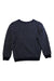 A Navy Sweatshirts from Petit Bateau in size 8Y for girl. (Back View)