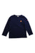 A Navy Long Sleeve Shirts from Hot Biscuits Mikihouse in size 4T for boy. (Front View)