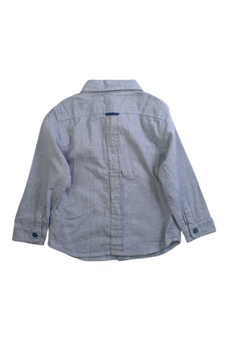 A Grey Long Sleeve Shirts from Chateau de Sable in size 3T for boy. (Back View)