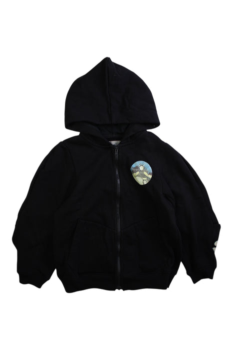 A Black Zippered Sweatshirts from jnby by JNBY in size 8Y for boy. (Front View)