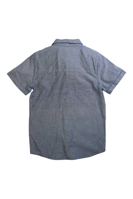A Blue Long Sleeve Shirts from Bardot Junior in size 6T for boy. (Back View)