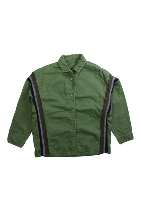 A Green Long Sleeve Shirts from jnby by JNBY in size 6T for boy. (Front View)