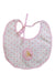 A Pink Bibs from Les Enphants in size O/S for girl. (Front View)