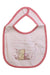 A Pink Bibs from Les Enphants in size O/S for girl. (Front View)