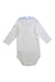 A White Long Sleeve Bodysuits from Bonpoint in size 3-6M for girl. (Back View)