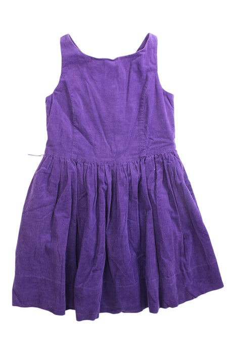 A Purple Sleeveless Dresses from Polo Ralph Lauren in size 7Y for girl. (Front View)