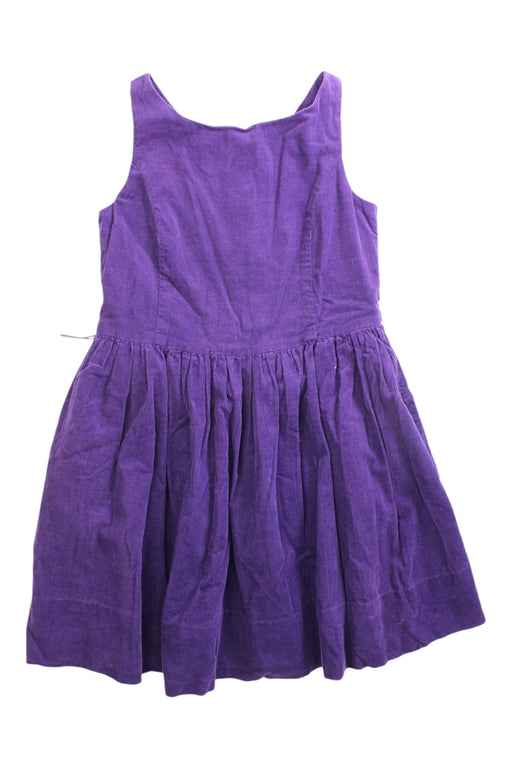 A Purple Sleeveless Dresses from Polo Ralph Lauren in size 7Y for girl. (Front View)