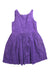 A Purple Sleeveless Dresses from Polo Ralph Lauren in size 7Y for girl. (Back View)