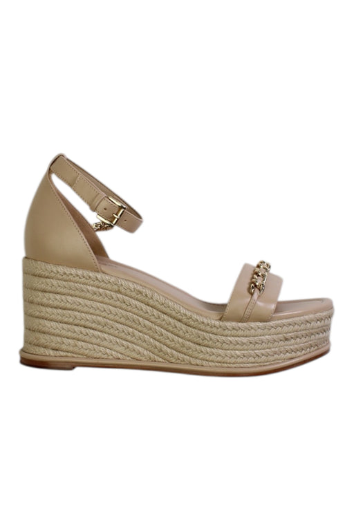A Beige Espadrilles from Michael Kors in size 6T for girl. (Front View)