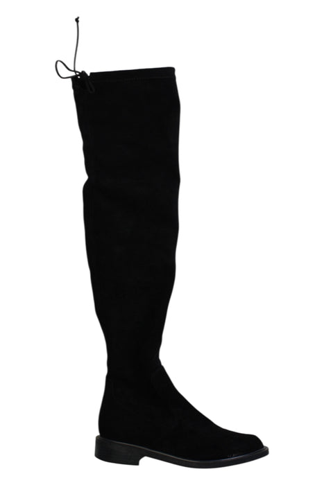 A Black Booties from Staccato in size 9Y for women. (Front View)