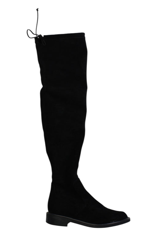 A Black Booties from Staccato in size 9Y for women. (Front View)