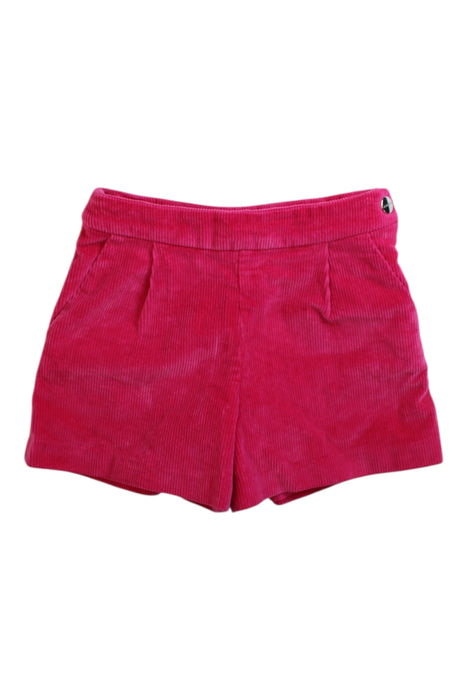 A Red Shorts from Jacadi in size 4T for girl. (Front View)