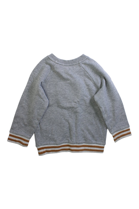 A Grey Crewneck Sweatshirts from Jacadi in size 4T for boy. (Back View)