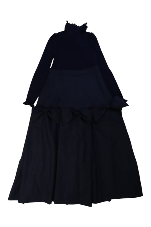 A Navy Long Sleeve Dresses from Nicholas & Bears in size 8Y for girl. (Front View)