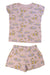 A Pink Shorts Sets from Seed in size 7Y for girl. (Front View)