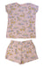 A Pink Shorts Sets from Seed in size 7Y for girl. (Back View)