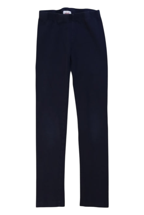 A Navy Leggings from Seed in size 7Y for girl. (Front View)