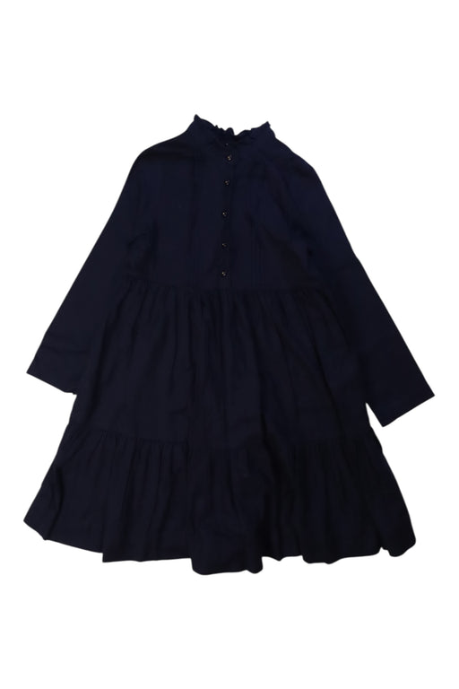 A Navy Long Sleeve Dresses from Bonpoint in size 8Y for girl. (Front View)