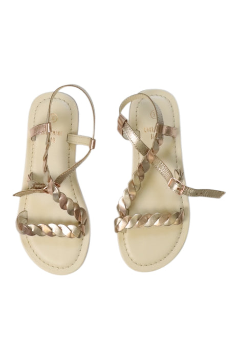 A Beige Sandals from Carrément Beau in size 6T for girl. (Back View)