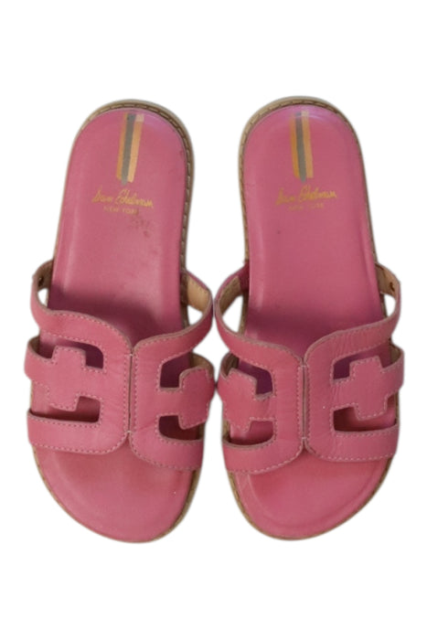 A Pink Sandals from Sam Edelman in size 7Y for girl. (Back View)