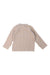A Beige Long Sleeve Tops from Petit Main in size 18-24M for girl. (Back View)
