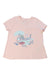 A Pink Short Sleeve Tops from Petit Bateau in size 18-24M for girl. (Front View)