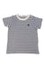 A Navy Short Sleeve T Shirts from Double B Mikihouse in size 18-24M for girl. (Front View)