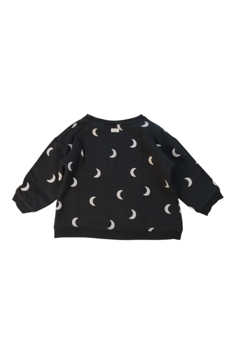 A Black Crewneck Sweatshirts from Organic Zoo in size 2T for girl. (Back View)