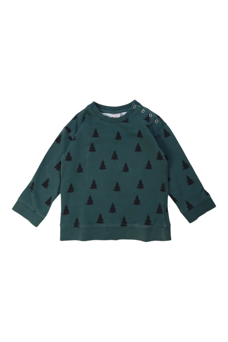 A Green Crewneck Sweatshirts from Hanna Andersson in size 18-24M for girl. (Front View)