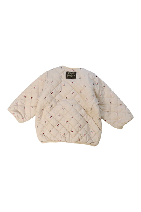 A Beige Puffer/Quilted Coats & Outerwear from Petit Main in size 18-24M for girl. (Front View)