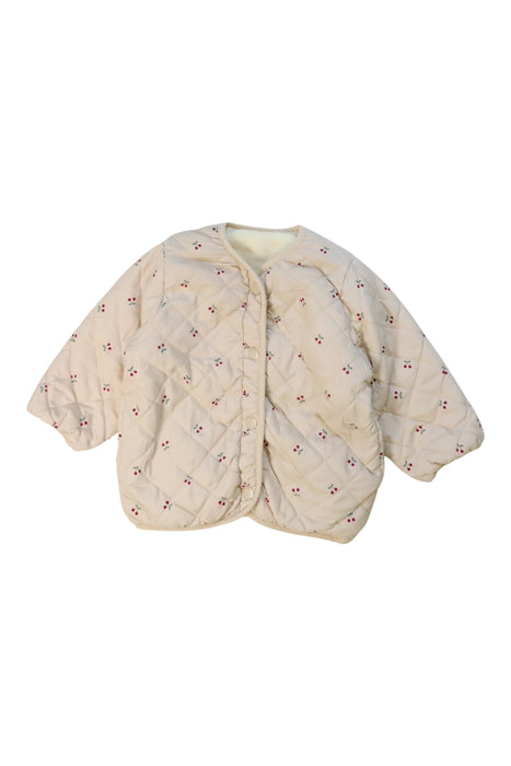 A Beige Puffer/Quilted Coats & Outerwear from Petit Main in size 18-24M for girl. (Back View)