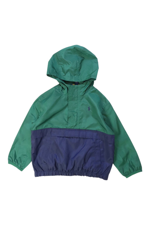 A Green Rain Jackets from Polo Ralph Lauren in size 2T for boy. (Front View)