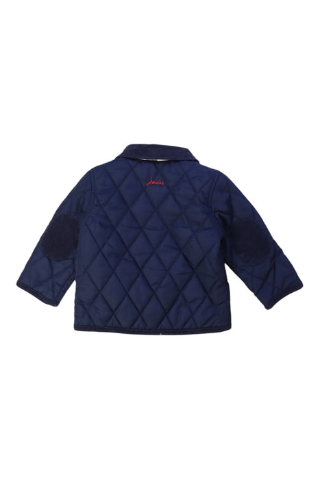 A Navy Puffer/Quilted Coats & Outerwear from Joules in size 3-6M for boy. (Back View)